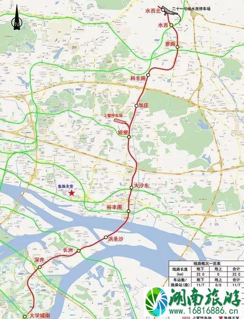 广州地铁2020年开通新线时间+线路图+站点