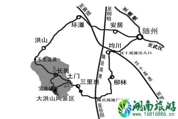 大洪山风景名胜区地图 大洪山风景区导览图 大洪山风景名胜区地图 大洪山风景区导览图
