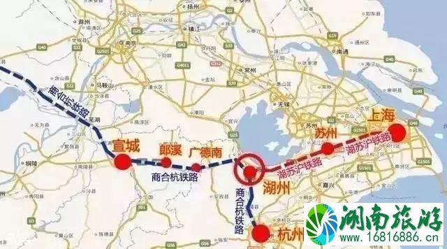 2022沪苏湖高铁站点位置在哪 2022沪苏湖高铁站点位置在哪