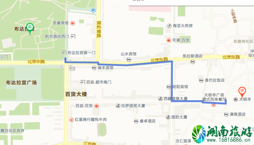 布达拉宫和大昭寺区别 布达拉宫和大昭寺多远 布达拉宫和大昭寺区别 布达拉宫和大昭寺多远