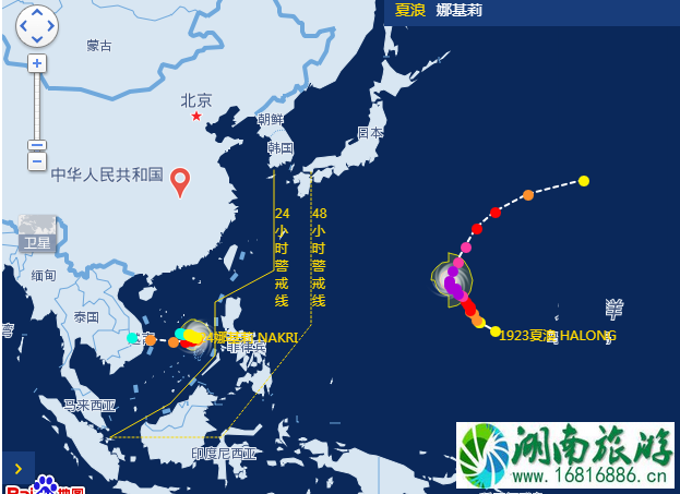 台风娜基莉路径图 2022台风娜基莉导致中国哪些区域降温 台风娜基莉路径图 2022台风娜基莉导致中国哪些区域降温