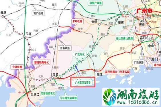 深湛铁路江门到湛江段什么时候开通2022 深湛铁路江门到湛江段什么时候开通2022