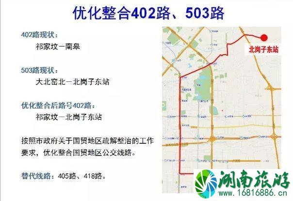 北京公交优化最新调整2022 北京国贸地区402路503路整合了吗 北京公交优化最新调整2022 北京国贸地区402路503路整合了吗