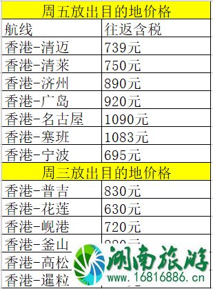 2022香港快运航空国庆特价机票价格+预订时间 2022香港快运航空国庆特价机票价格+预订时间