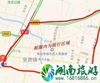 2022平安夜保定交通管制路段+时间+限行区域 2022平安夜保定交通管制路段+时间+限行区域