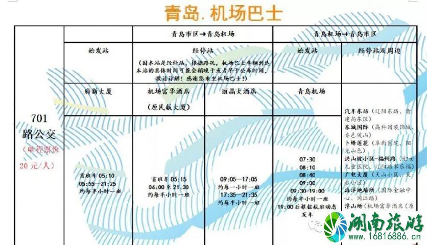 青岛机场大巴702时刻表 2022青岛机场大巴最新时刻表 青岛机场大巴702时刻表 2022青岛机场大巴最新时刻表