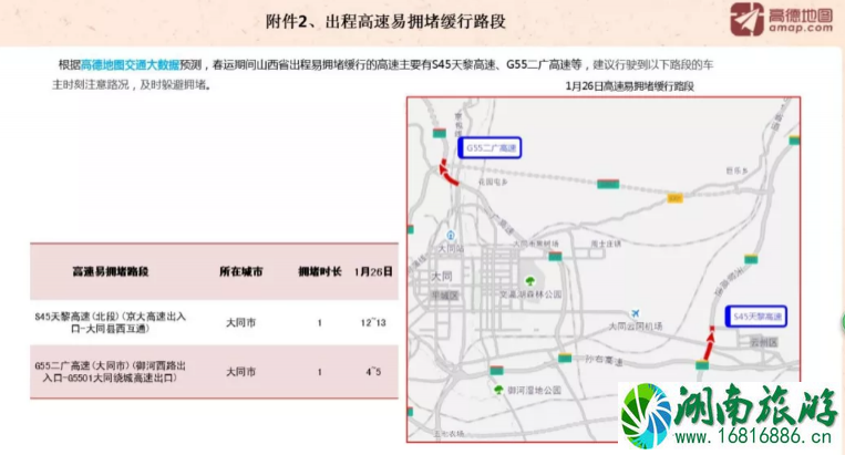 2022山西高速春节易堵路段+堵车高峰期 2022山西高速春节易堵路段+堵车高峰期