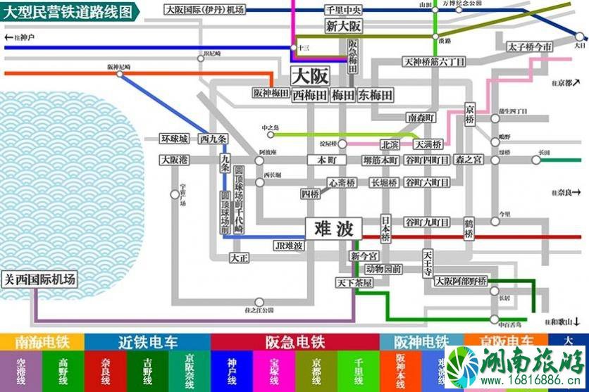 大阪jr地铁线路图 大阪市内交通攻略 大阪jr地铁线路图 大阪市内交通攻略