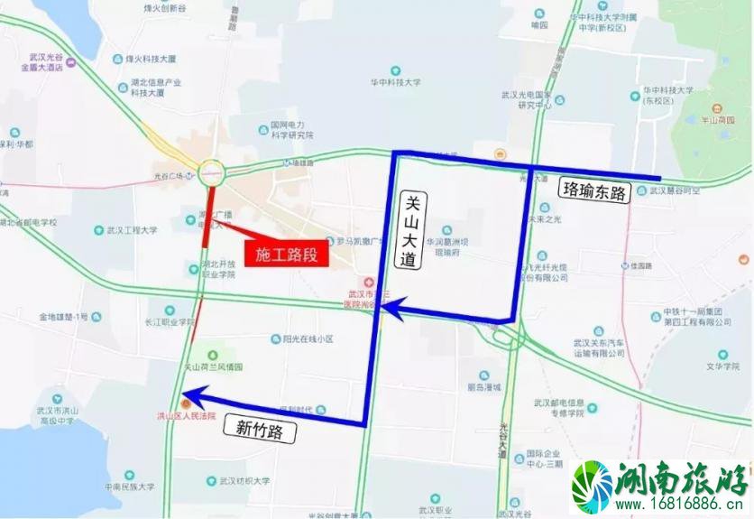 2022武汉民族大道封闭时间+路段+绕行 2022武汉民族大道封闭时间+路段+绕行