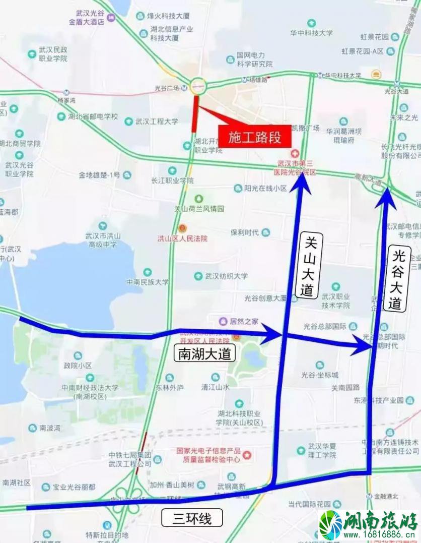 2022武汉民族大道封闭时间+路段+绕行 2022武汉民族大道封闭时间+路段+绕行