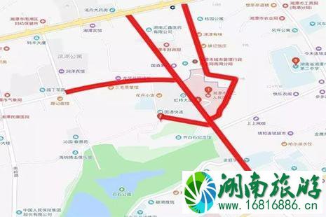 2022湘潭市二医院住院大楼附近道路交通管制 2022湘潭市二医院住院大楼附近道路交通管制