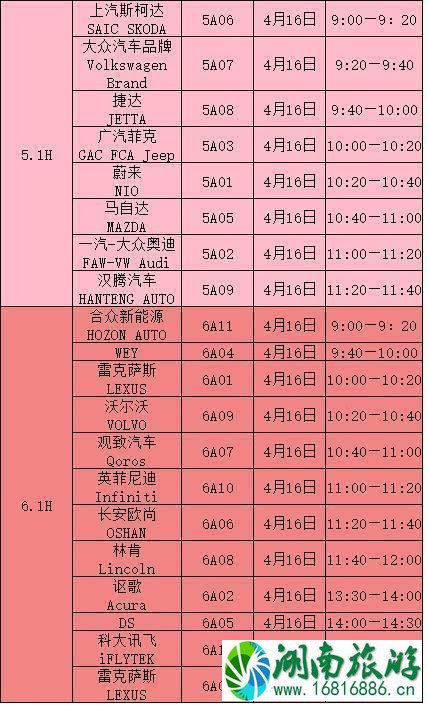2022上海车展时间+交通指南+车展时间安排表 2022上海车展时间+交通指南+车展时间安排表