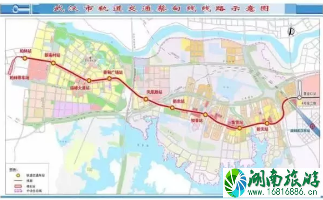 2022武汉蔡甸线开通时间+站点 2022武汉蔡甸线开通时间+站点