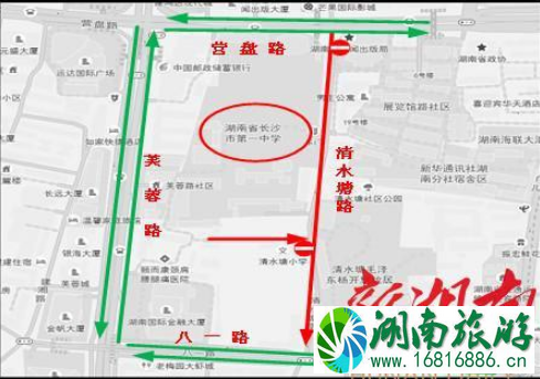 2022年高考长沙易堵路段+交通管制+绕行指南 2022年高考长沙易堵路段+交通管制+绕行指南