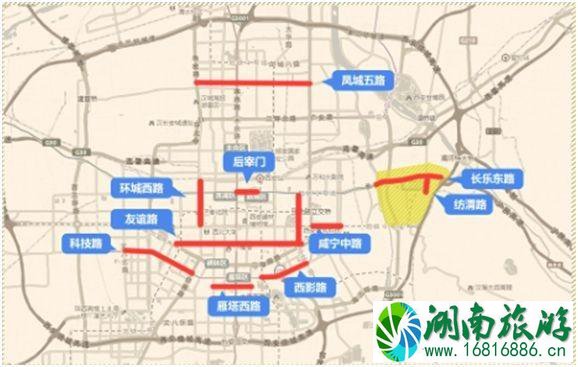 2022端午节西安易堵路段+热门景点 2022端午节西安易堵路段+热门景点