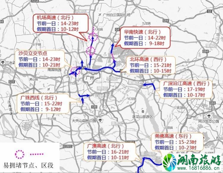 2022端午节广州拥堵时间+路段 2022端午节广州拥堵时间+路段