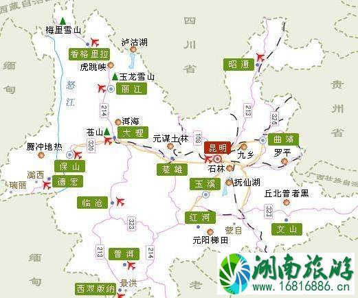 云南自驾游8天最佳路线 云南自驾游8天最佳路线