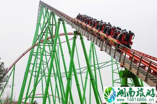 南昌万达乐园过山车多高+视频 南昌万达乐园过山车多高+视频