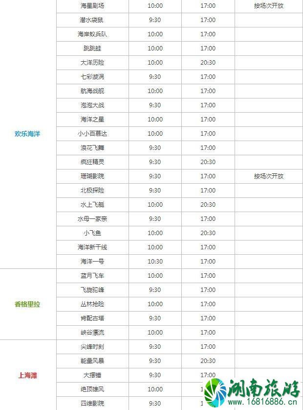 2022上海欢乐谷夜场时间+门票价格+项目 2022上海欢乐谷夜场时间+门票价格+项目